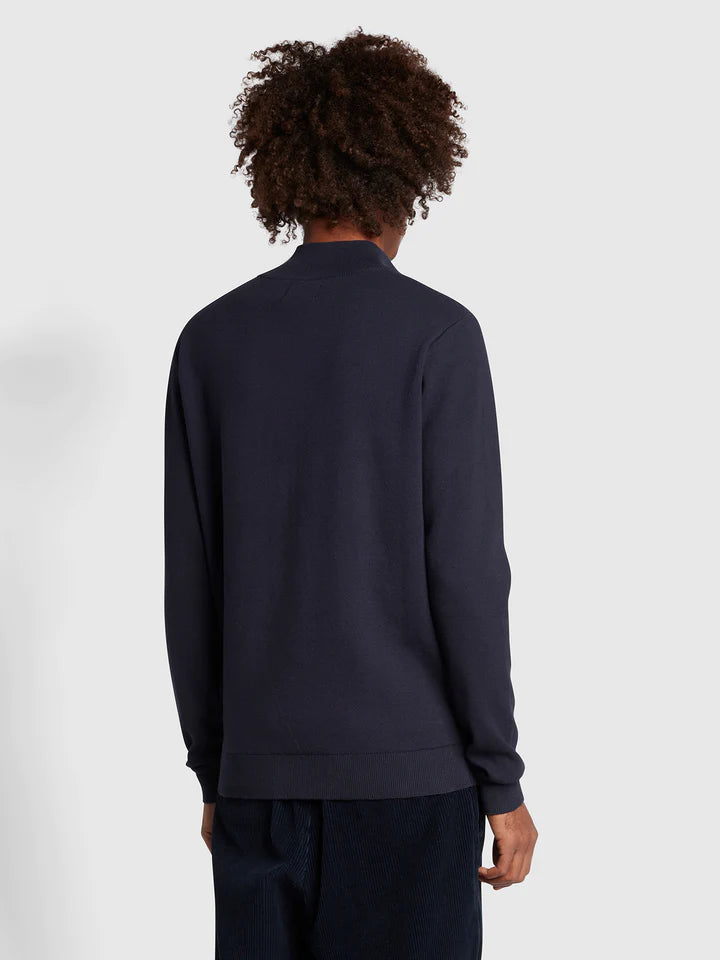 FARAH LOUDER 1/4 ZIP - TRUE NAVY