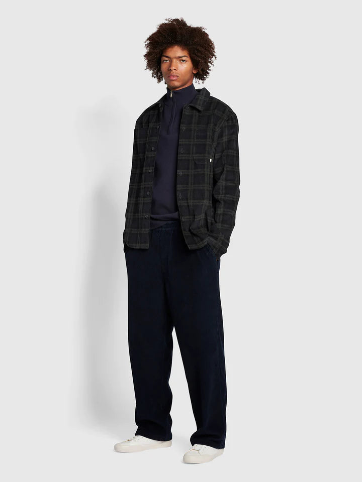FARAH LOUDER 1/4 ZIP - TRUE NAVY