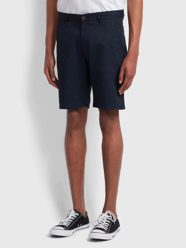 FARAH HAWK CHINO SHORT - NAVY