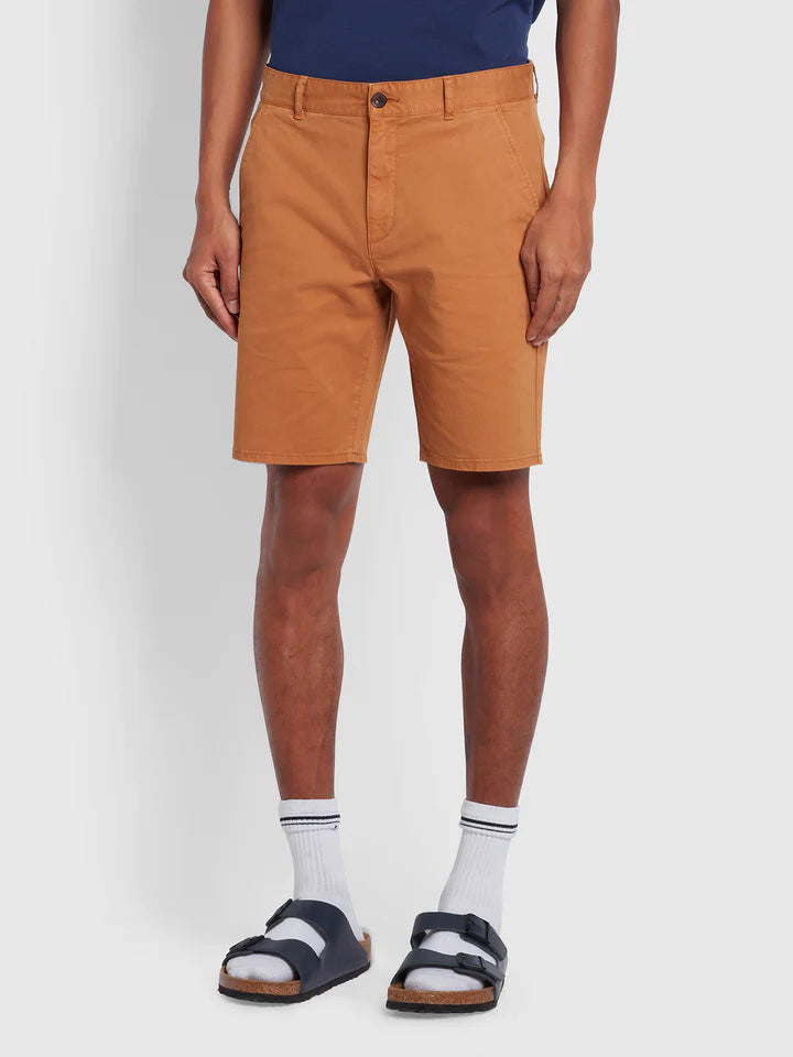 FARAH HAWK CHINO SHORT - GOLD