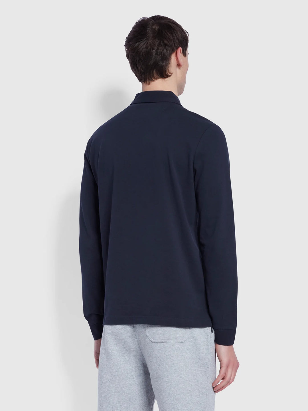 FARAH HASLAM LS POLO - NAVY