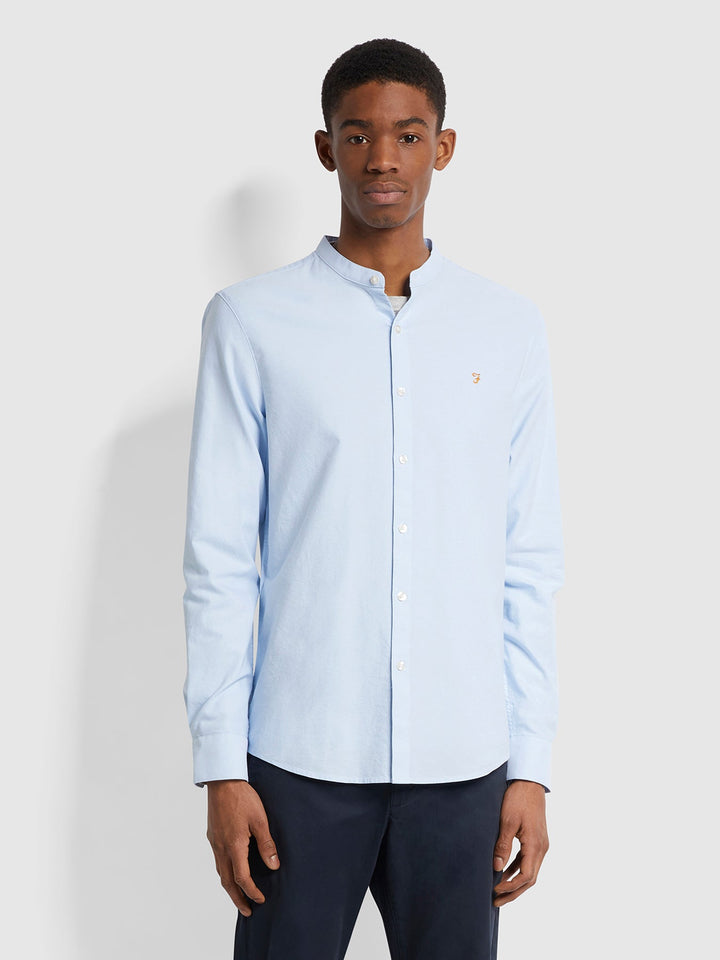 FARAH BREWER LS GRANDAD - SKY BLUE