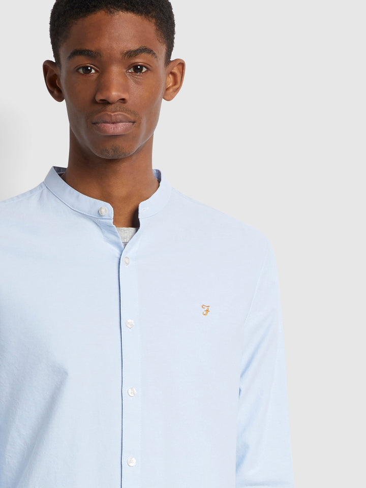 FARAH BREWER LS GRANDAD - SKY BLUE
