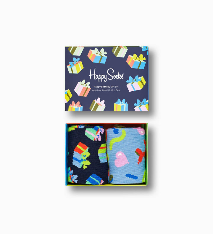 HAPPY SOCKS 2P HAPPY BIRTHDAY