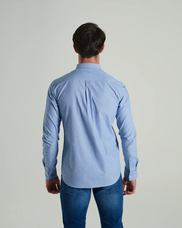 DIESEL JEFFERSON LS SHIRT - BLUE