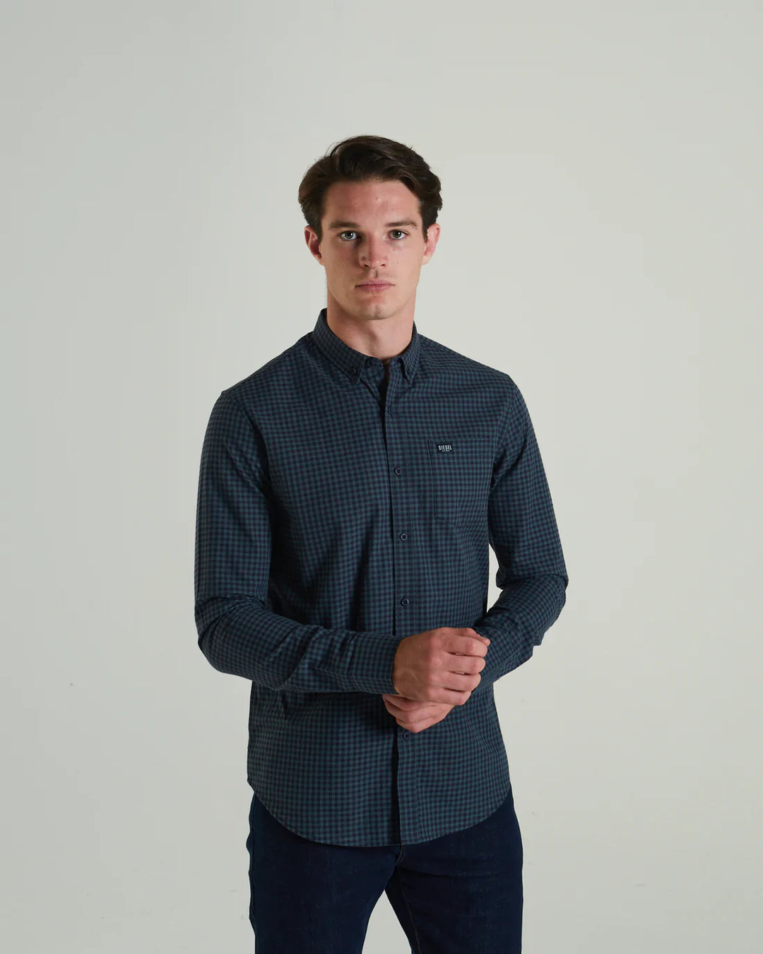DIESEL COLTRANE L/S SHIRT - VERDI GREEN