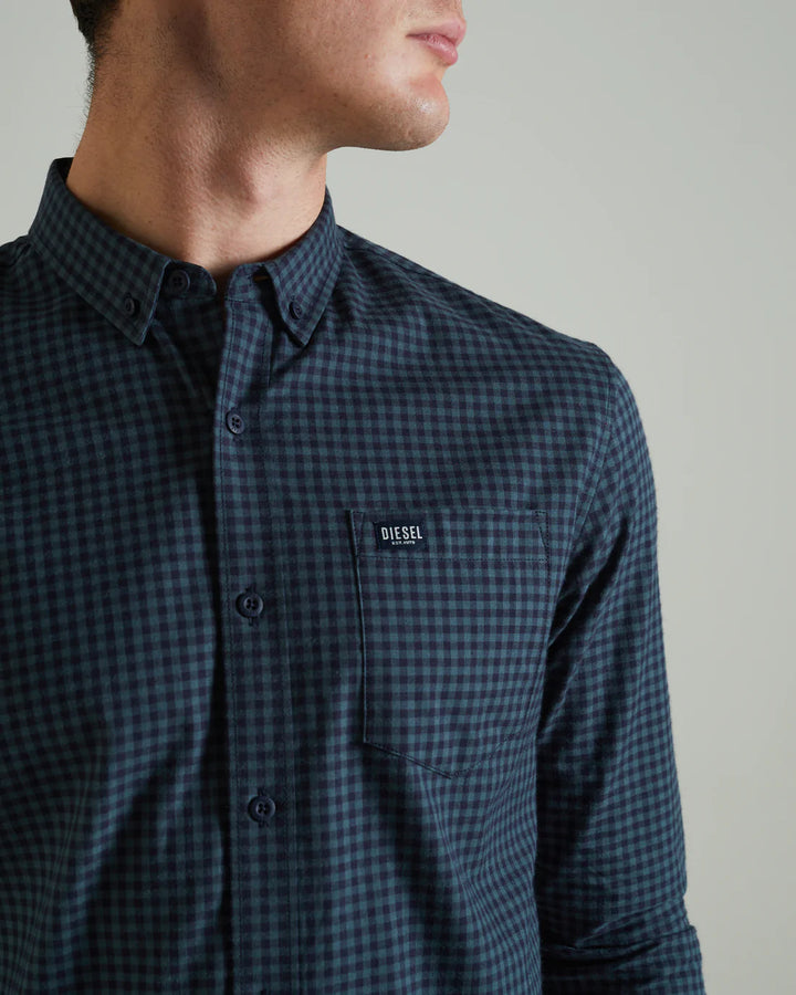 DIESEL COLTRANE L/S SHIRT - VERDI GREEN